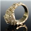 Image 4 : 14K Gold and Diamond ring