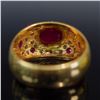 Image 4 : 18K Gold, Ruby and Diamond Ring