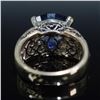 Image 5 : 18K Gold, Tanzanite and Diamond Ring