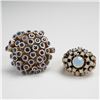 Image 3 : 6pc Vintage Statement Rings with Geometric and Cluster Designs