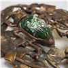 Image 3 : Art Nouveau Style Beetle Brooch with Glass Inlay, Circa 1900