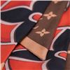 Image 2 : Louis Vuitton Silk Bandeau Scarf, Monogram & Floral Design