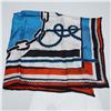 Image 1 : Louis Vuitton Silk Scarf with Nautical Rope Design