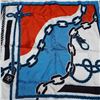 Image 4 : Louis Vuitton Silk Scarf with Nautical Rope Design