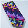Image 1 : Duchamp London Silk Tie, Geometric Multicolor Pattern