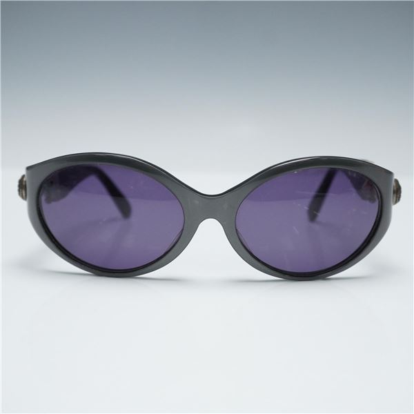 Kieselstein-Cord African Queen Gray and Black Sunglasses