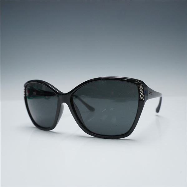 Vogue Black Sunglasses with Rhinestone Detailing