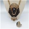 Image 2 : 2pc Necklace and Pendant, Cleopatra-Inspired Design