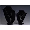 Image 1 : 2pc Sterling Silver Necklaces, Cross and Locket