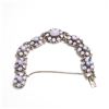 Image 3 : Hungarian Sterling Silver Bracelet with Synthetic Opals