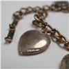 Image 4 : Sterling Heart and Floral Charm Bracelet