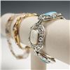 Image 3 : 3pc Vintage Bracelet Lot, Coro and Reversible Panel Design