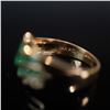 Image 5 : 14K Gold, Emerald and Diamond Ring