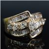 Image 1 : Ladies 14kt Gold and Diamond Ring