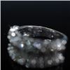 Image 5 : 14K White Gold and Triple Row of Diamonds