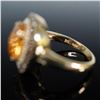 Image 7 : Estate 14K Gold, Diamond and Citrine Set
