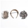 Image 4 : 3pc Assorted Vintage Brooch Group