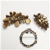 Image 2 : 3pc Vintage Brooch Lot, Regency and Scottish Design