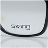 Image 2 : Swing TikTak-2 Eyeglasses, Black & White Memory Flexible Frame
