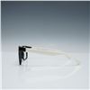 Image 3 : Swing TikTak-2 Eyeglasses, Black & White Memory Flexible Frame