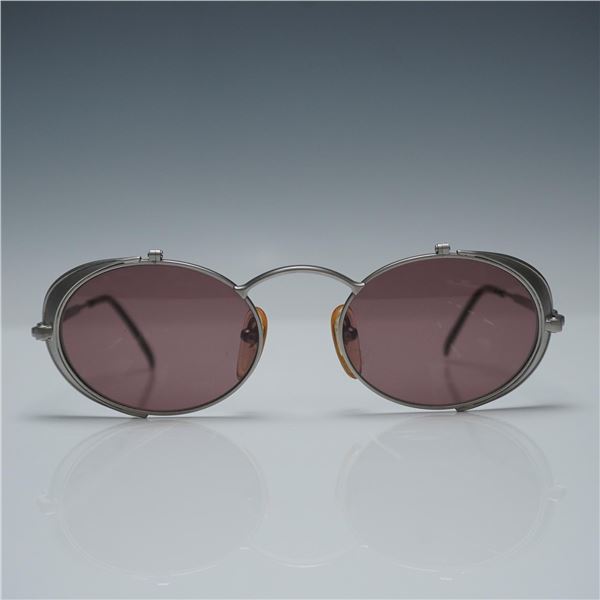Jean Paul Gaultier 56-1175 Oval Sunglasses with Side Shields