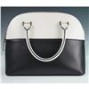 Image 2 : Kate Spade Black and White Dome Satchel with Gold Hardware and Strap