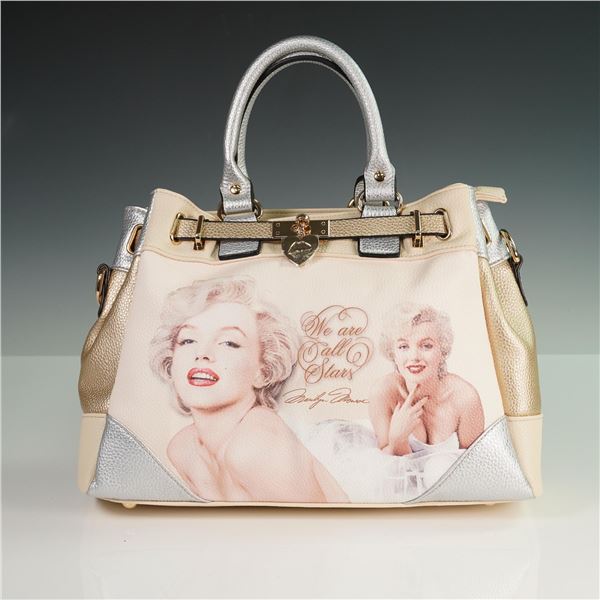 Marilyn Monroe Colorblock Faux Leather Handbag