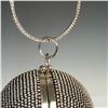 Image 4 : Rhinestone Silver Clutch Handbag Ball