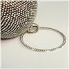 Image 7 : Rhinestone Silver Clutch Handbag Ball