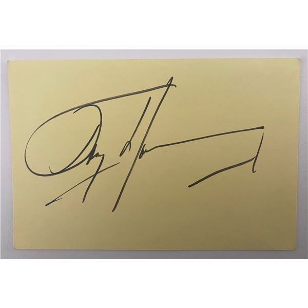 Gunslinger Actor Tony Young original signature