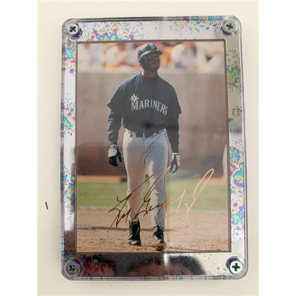 Ken Griffey Jr. Mariners Facsimile Signed Framed Baseball Card