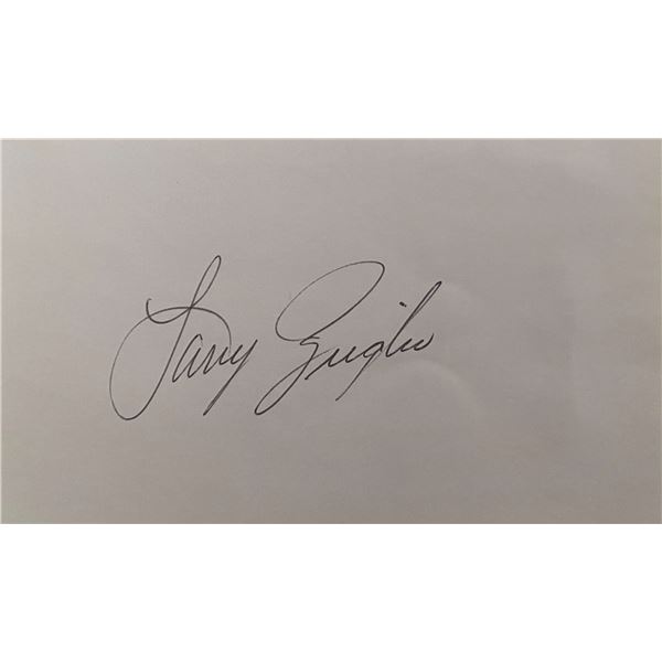 Professional golfer Larry Ziegler original signature