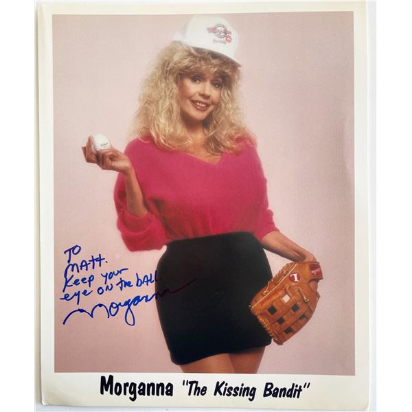 Morganna signed photo