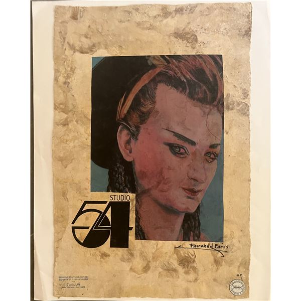 Fairchild Paris limited edition Boy George Studio 54 Artist Proof