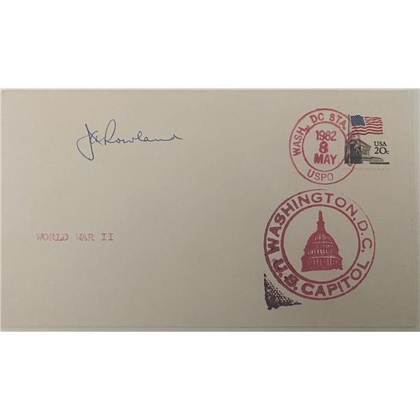 Air Marshal Sir James Anthony Rowland Signature