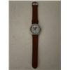 Image 1 : Nick of Time original Metal and Leather Wristwatch