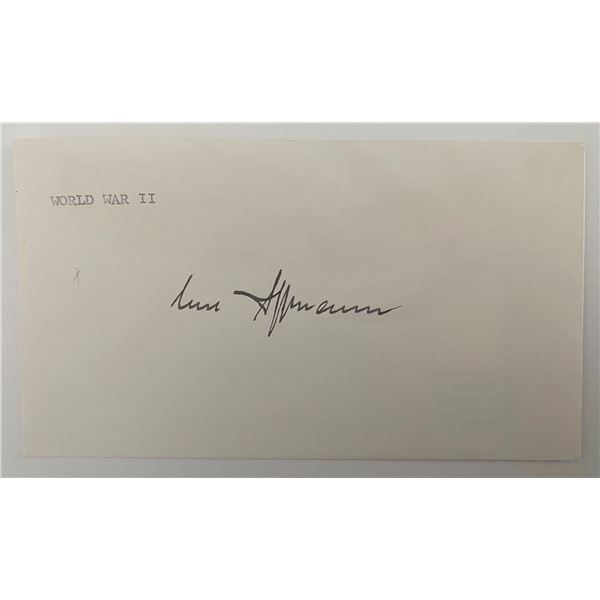 WW2 USMC Carl Hoffman signed envelope