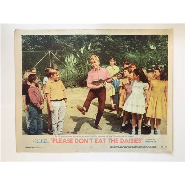 Please Don't Eat the Daisies original 1960 vintage lobby card