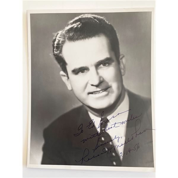 Robert H. Mollohand signed photo