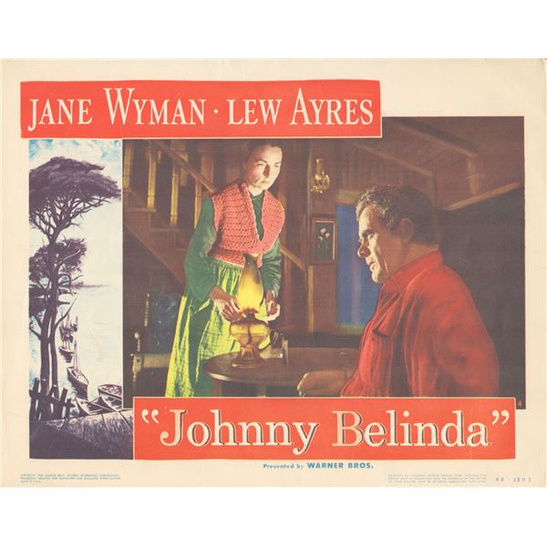 Johnny Belinda 1948 original vintage lobby card