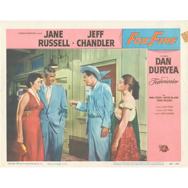 Foxfire 1955 original vintage lobby card