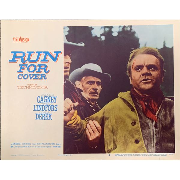 Run For Cover 1955 original lobby card