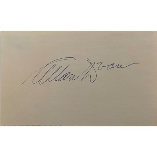 Director Allan Dwan original signature