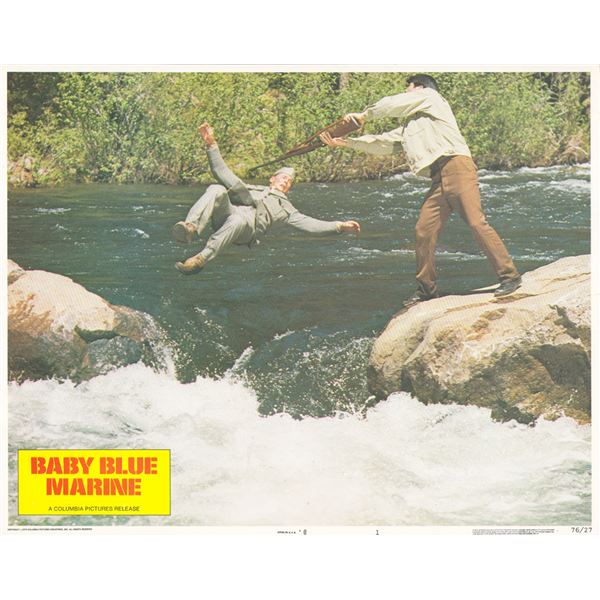Baby Blue Marine  1976 original vintage lobby card