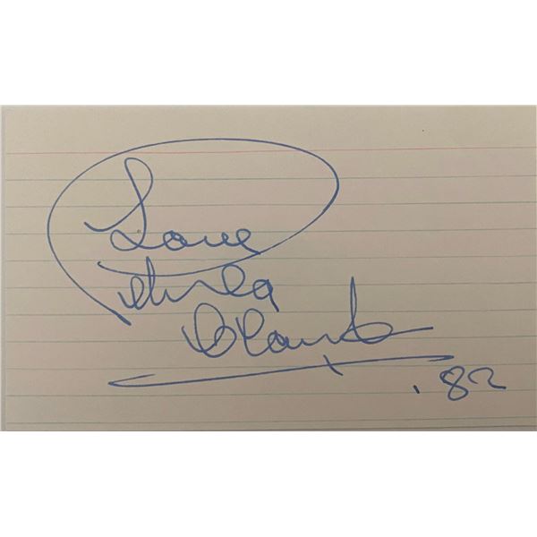 Petula Clark Signature