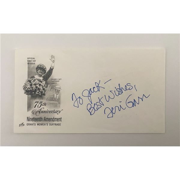 Teri Garr signed cover