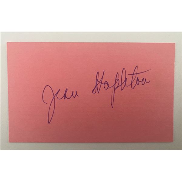 Jean Stapleton original signature