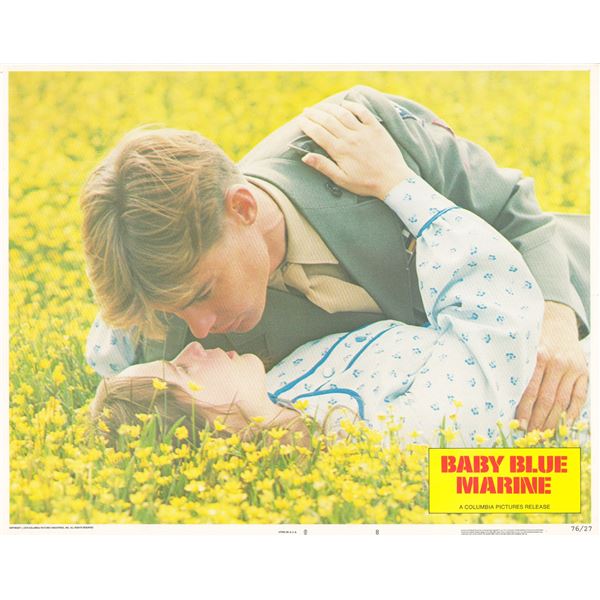Baby Blue Marine  1976 original vintage lobby card