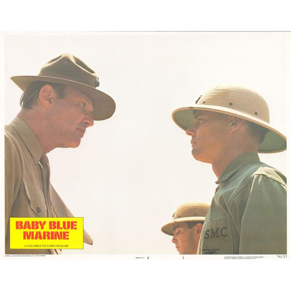 Baby Blue Marine  1976 original vintage lobby card