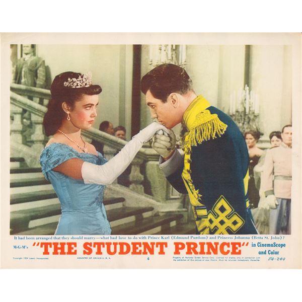 The Student Prince set of 8 original lobby cards
